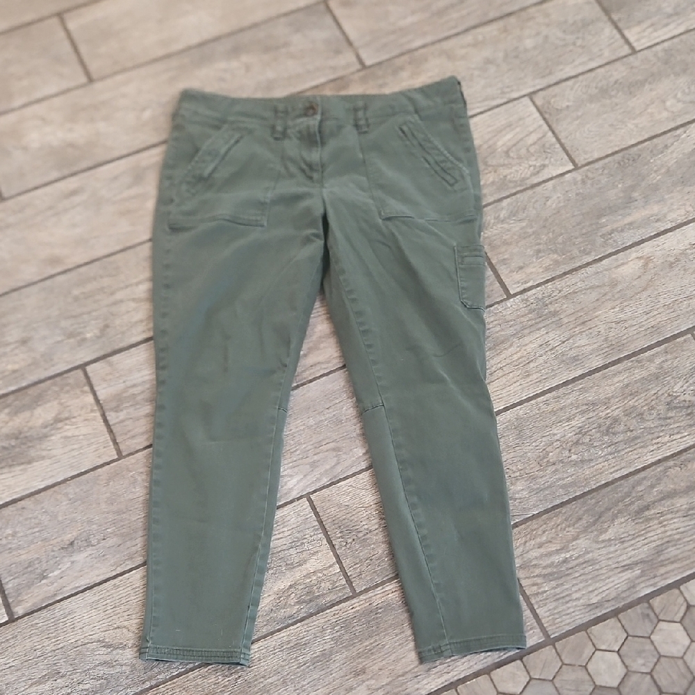 Loft Olive Green Casual Pants Size 12
